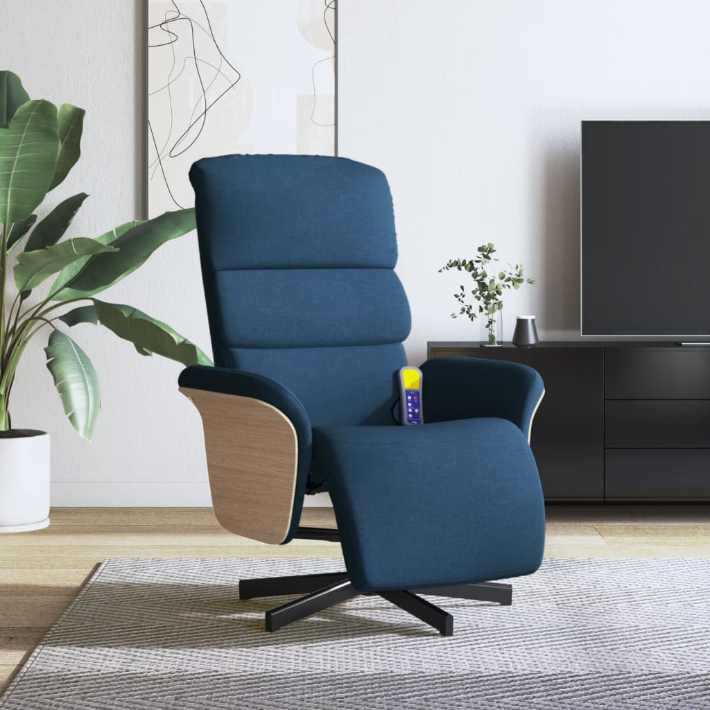 Fotoliu Rabatabil Masaj Cu Suport Picioare Textil