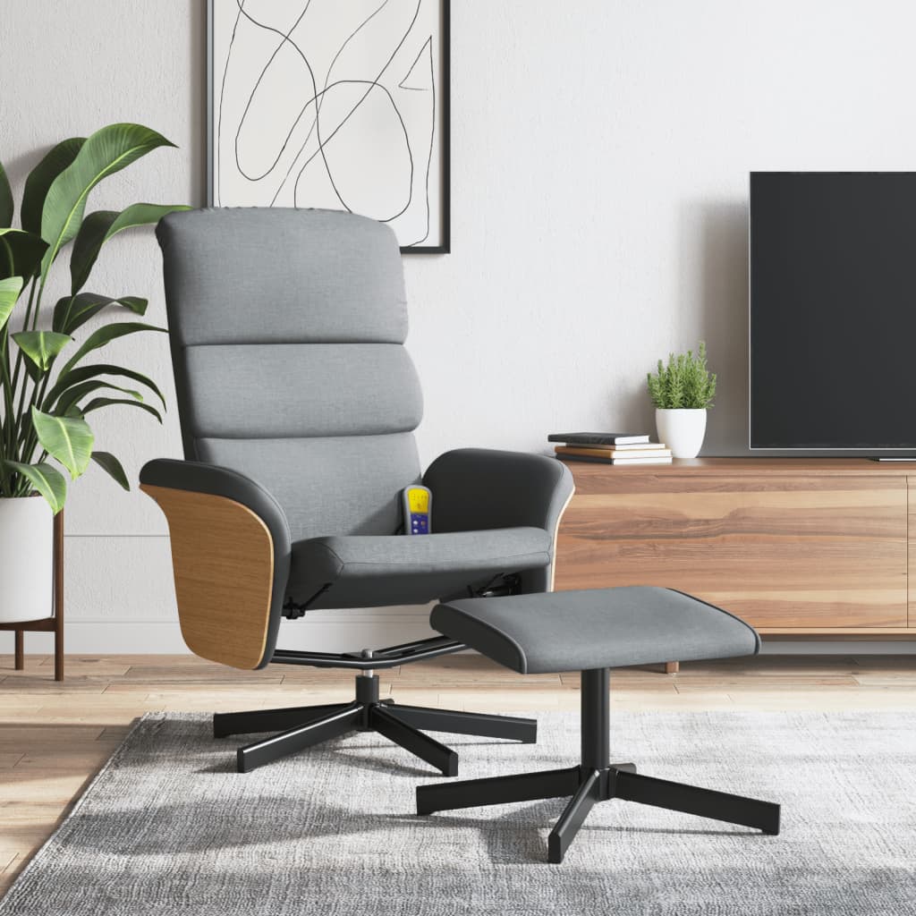 Scaun Rabatabil Cu Taburet, , Material Textil