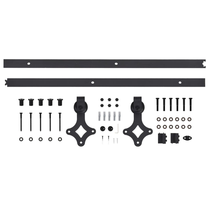 Ușă Glisantă Cu Set De Feronerie 70X210 Cm, Lemn Masiv De Pin