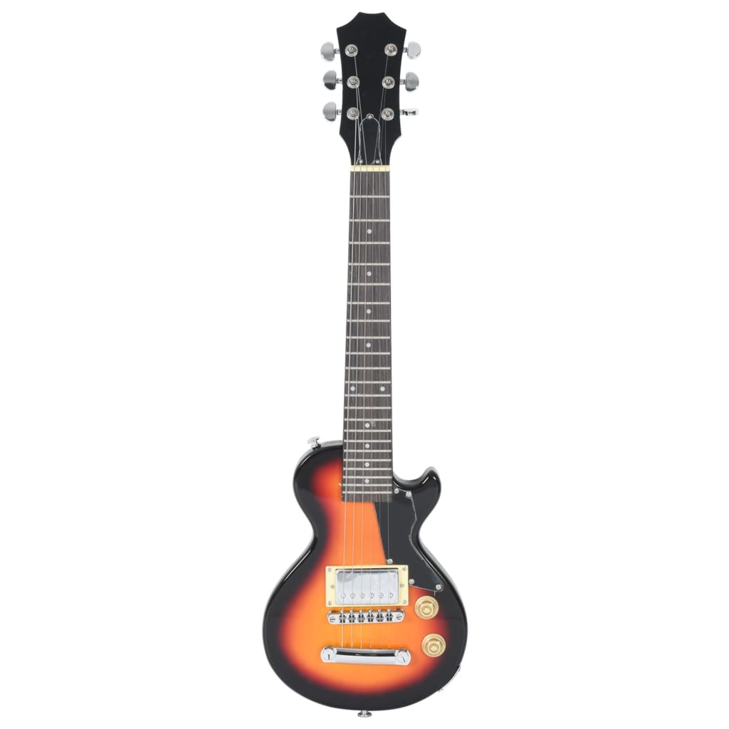 Chitara Electrică Pentru Copii, Cu Husă, Maro/Negru, 3/4 30"