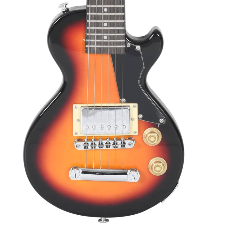 Chitara Electrică Pentru Copii, Cu Husă, Maro/Negru, 3/4 30"
