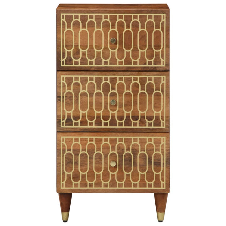 Dulap Lateral, 40X33X75 Cm, Lemn Masiv De Mango