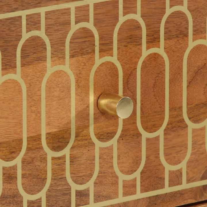 Dulap Lateral, 40X33X75 Cm, Lemn Masiv De Mango
