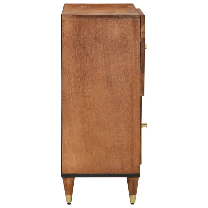 Dulap Lateral, 80X33X75 Cm, Lemn Masiv De Mango