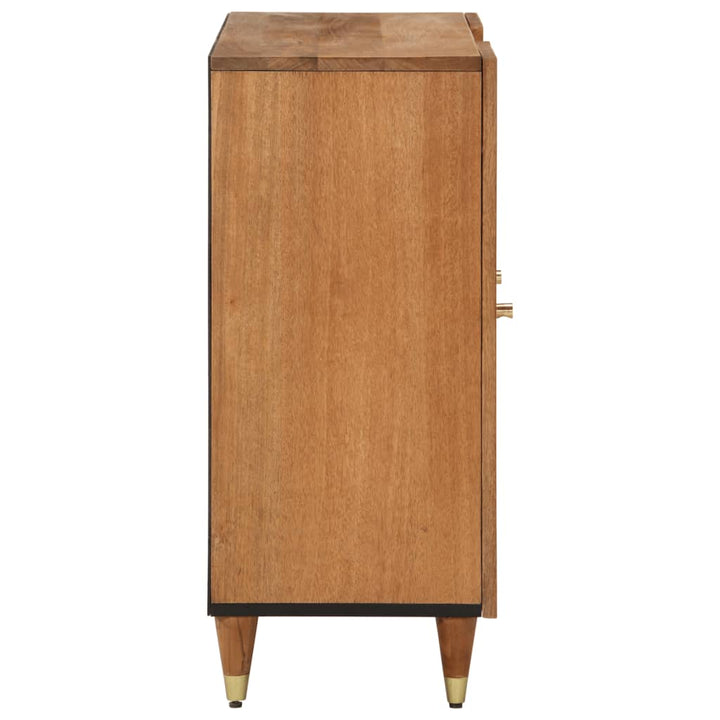 Dulap Lateral, 90X33X75 Cm, Lemn Masiv De Mango