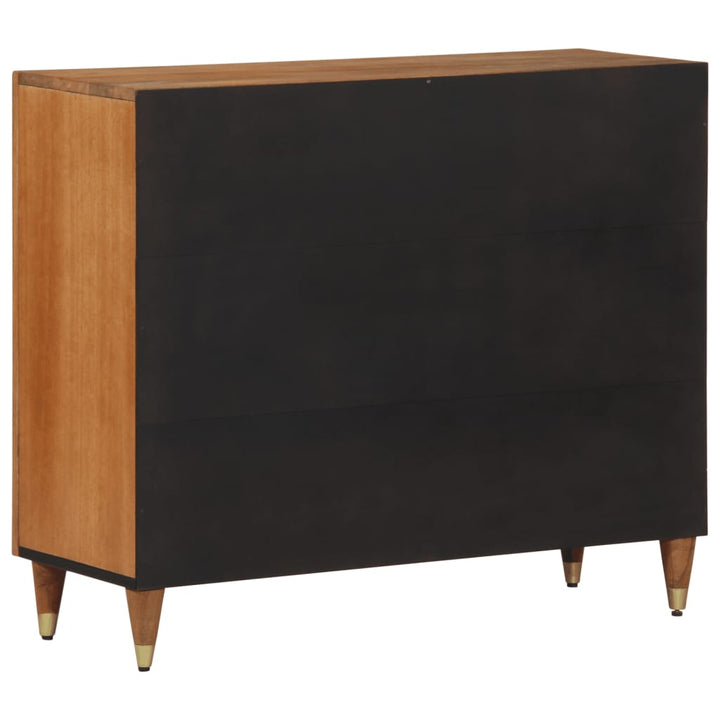 Dulap Lateral, 90X33X75 Cm, Lemn Masiv De Mango
