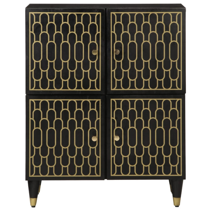 Dulap Lateral, 60X33X75 Cm, Lemn Masiv De Mango
