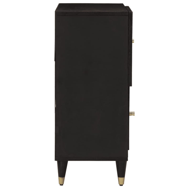 Dulap Lateral, 80X33X75 Cm, Lemn Masiv De Mango