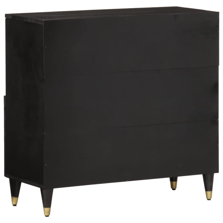 Dulap Lateral, 80X33X75 Cm, Lemn Masiv De Mango