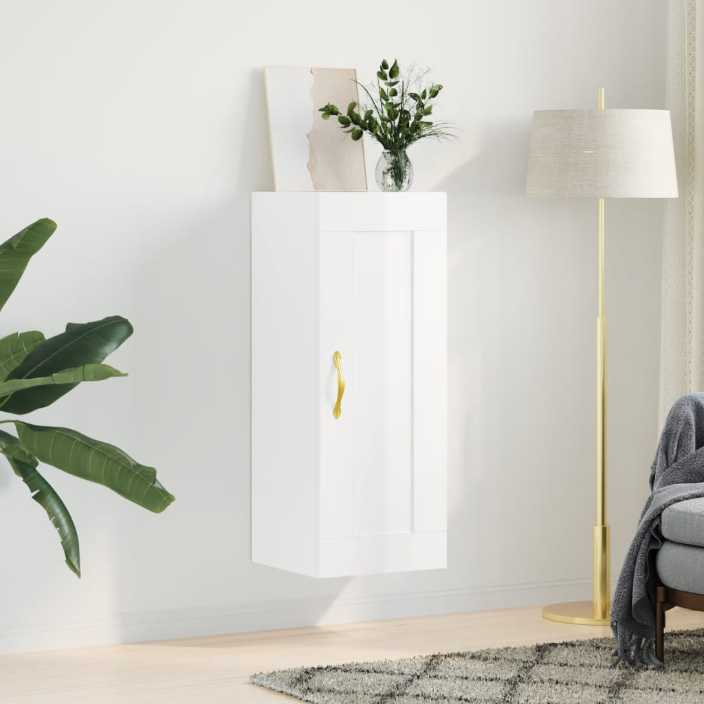 Dulap De Perete, Gri Sonoma, 34,5X34X90 Cm, Lemn Prelucrat