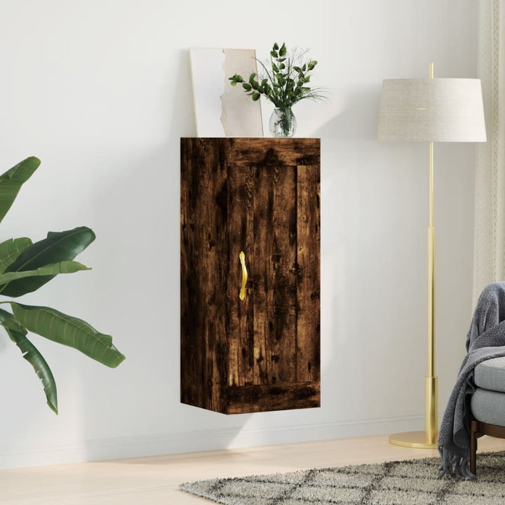 Dulap De Perete, Gri Sonoma, 34,5X34X90 Cm, Lemn Prelucrat