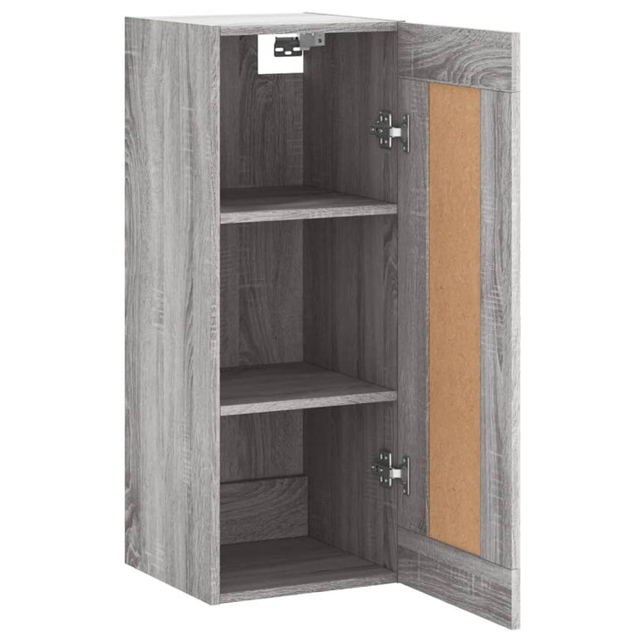 Dulap De Perete, Gri Sonoma, 34,5X34X90 Cm, Lemn Prelucrat