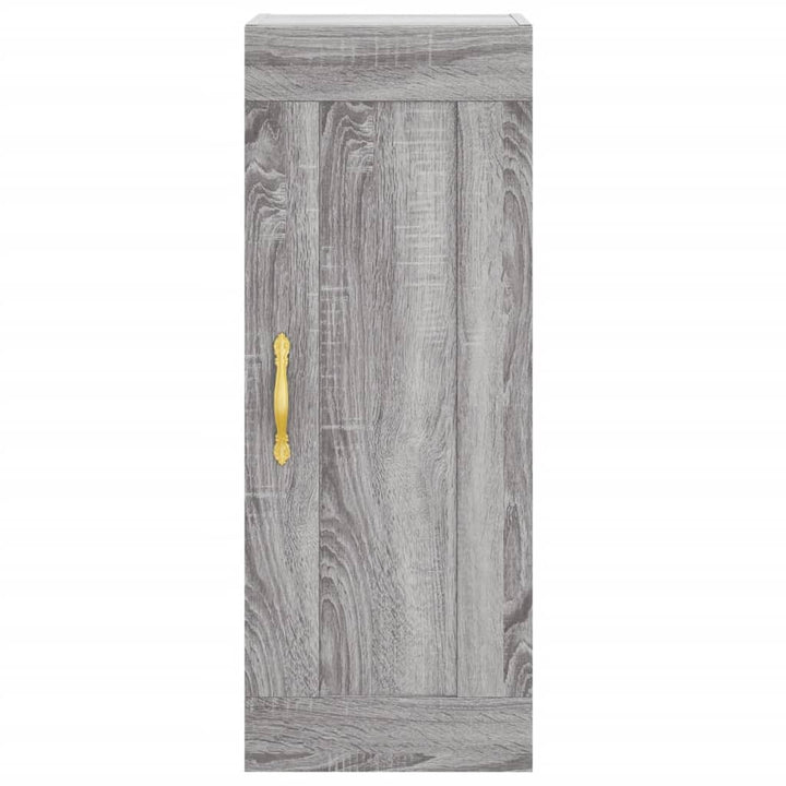 Dulap De Perete, Gri Sonoma, 34,5X34X90 Cm, Lemn Prelucrat