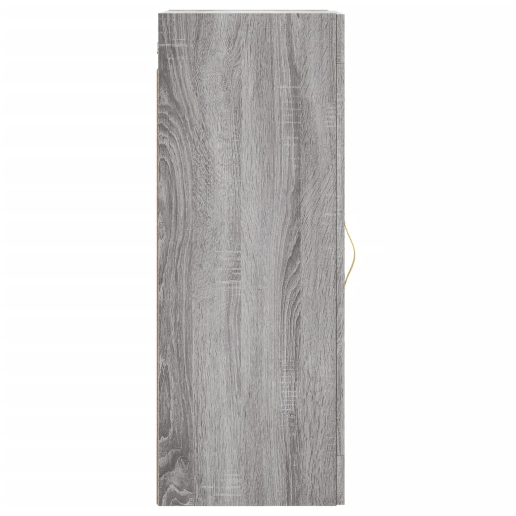 Dulap De Perete, Gri Sonoma, 34,5X34X90 Cm, Lemn Prelucrat