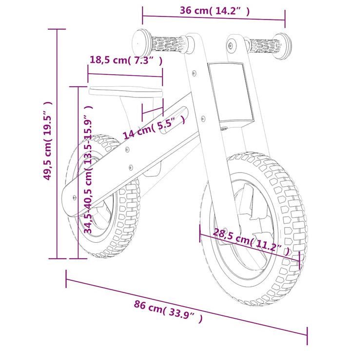 Bicicletă De Echilibru Pentru Copii, Imprimeu Și