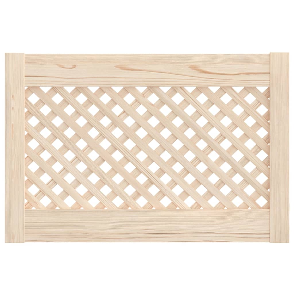 Uși De Dulap Cu Zăbrele 2 Buc. 59,5X39,5 Cm, Lemn Masiv De Pin