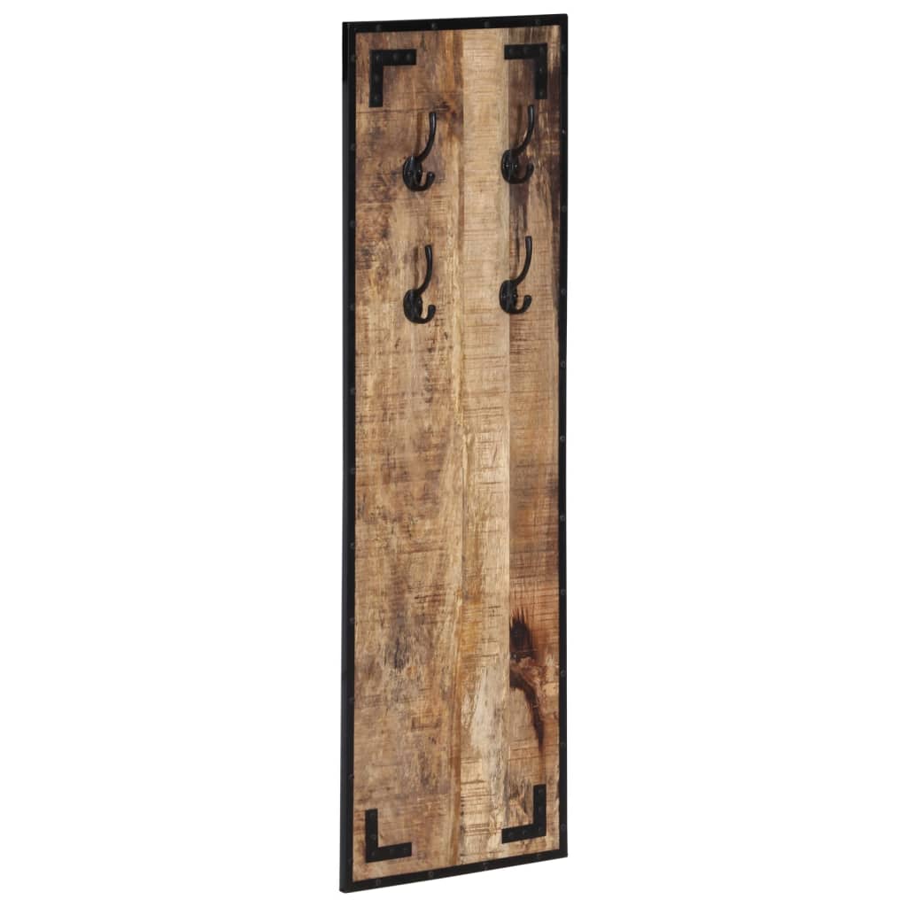 Cuier Pentru Haine, 35X8X110 Cm, Lemn Masiv De Mango Brut