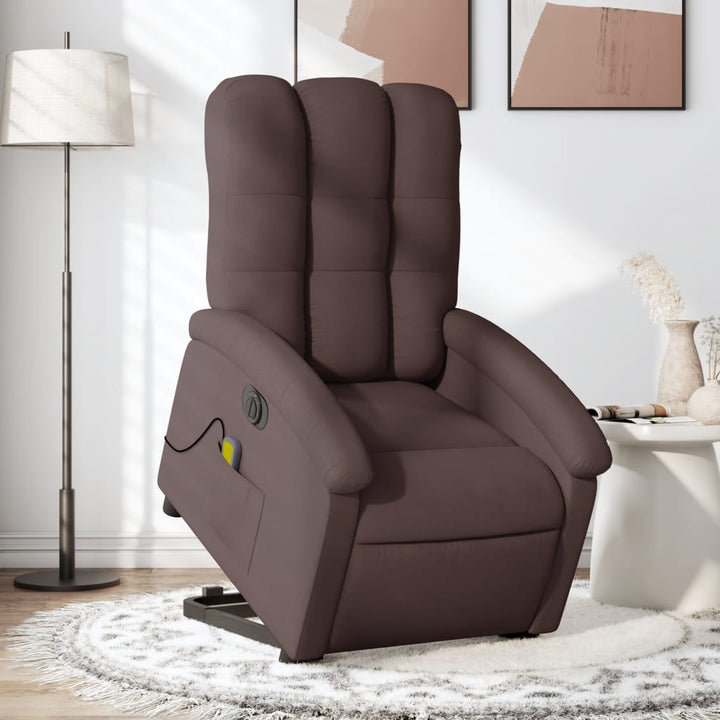 Vixl Fotoliu De Masaj Rabatabil Cu Ridicare, , Textil