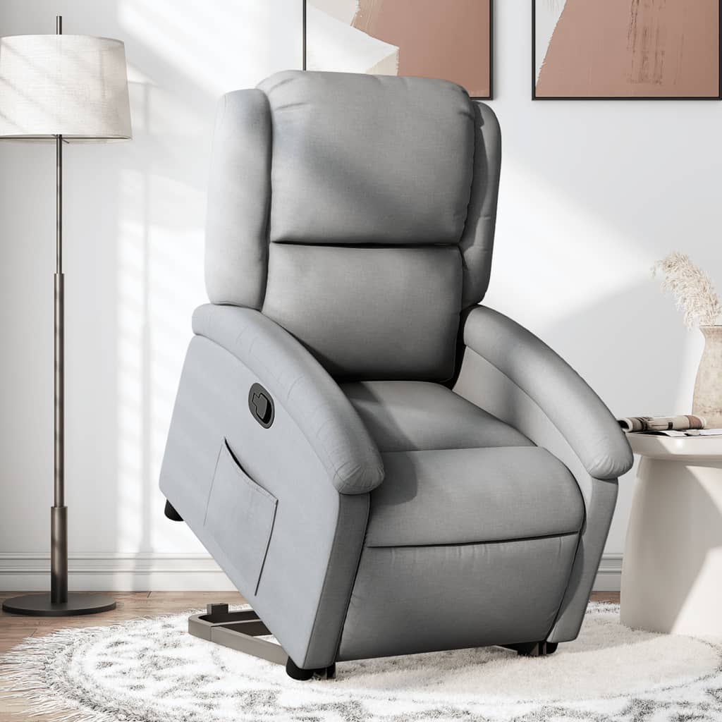 Fotoliu Electric Rabatabil Cu Ridicare, , Textil