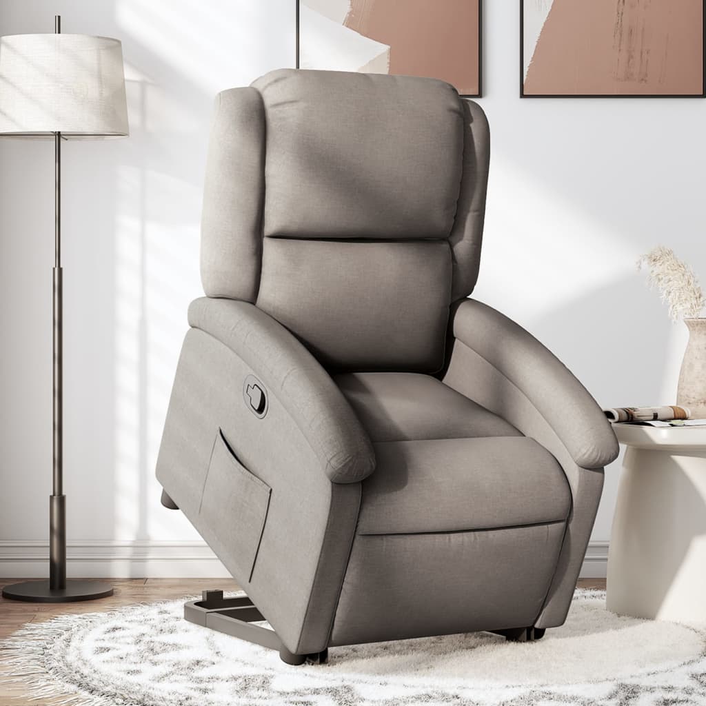Fotoliu Electric Rabatabil Cu Ridicare, , Textil