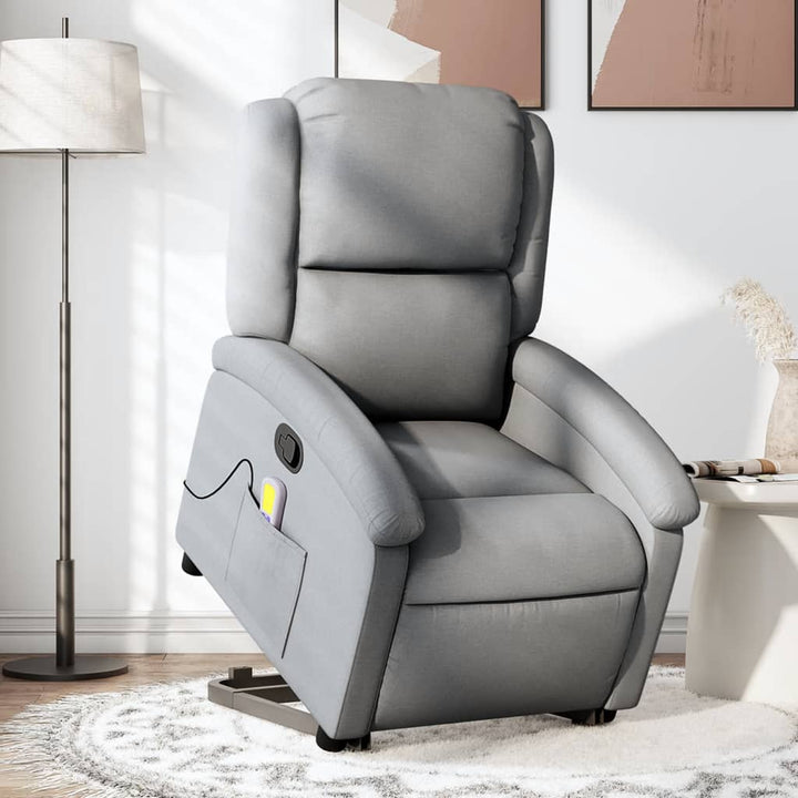 Fotoliu Electric Rabatabil Cu Ridicare, , Textil
