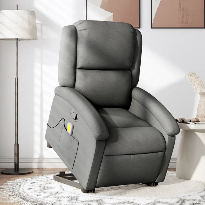 Fotoliu Electric Rabatabil Cu Ridicare, , Textil