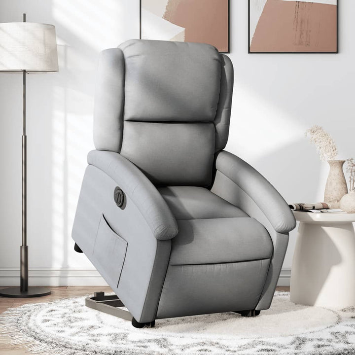 Fotoliu Electric Rabatabil Cu Ridicare, , Textil