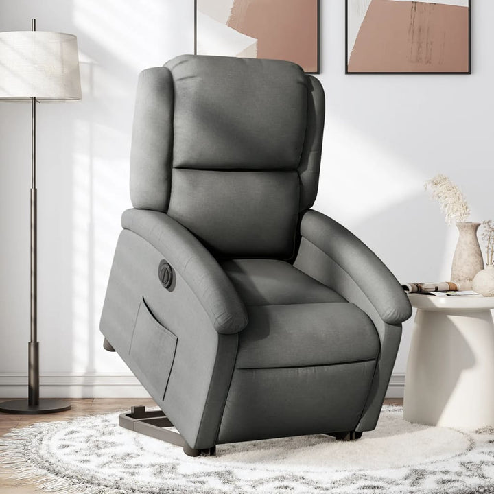 Fotoliu Electric Rabatabil Cu Ridicare, , Textil