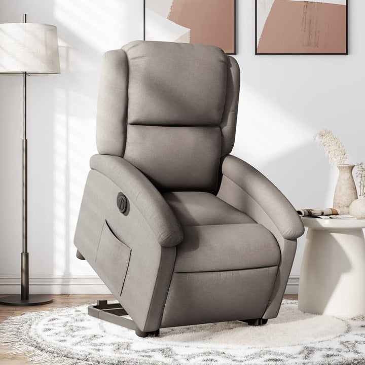 Fotoliu Electric Rabatabil Cu Ridicare, , Textil