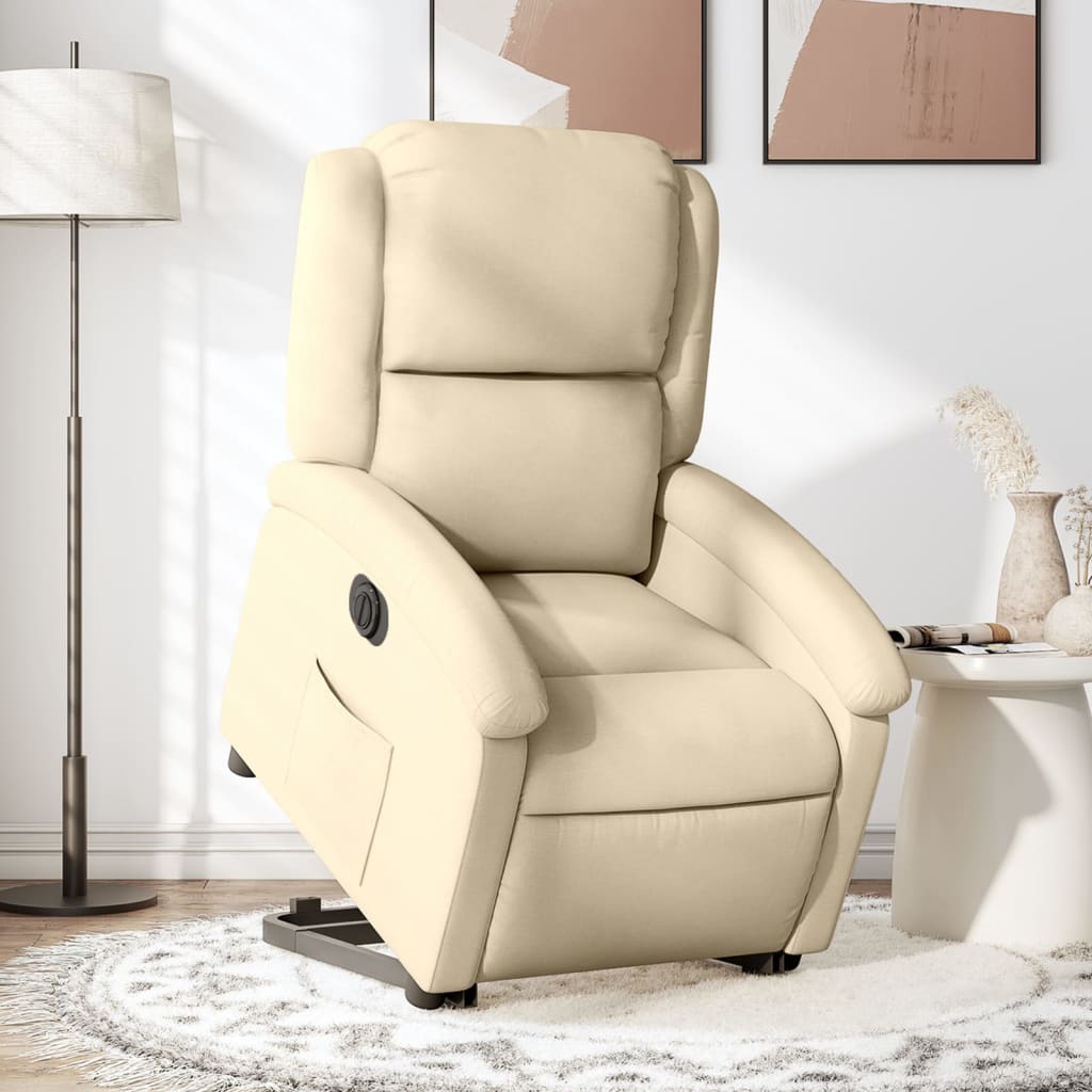 Fotoliu Electric Rabatabil Cu Ridicare, , Textil