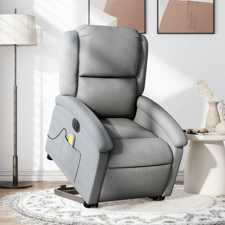 Fotoliu Electric Rabatabil Cu Ridicare, , Textil