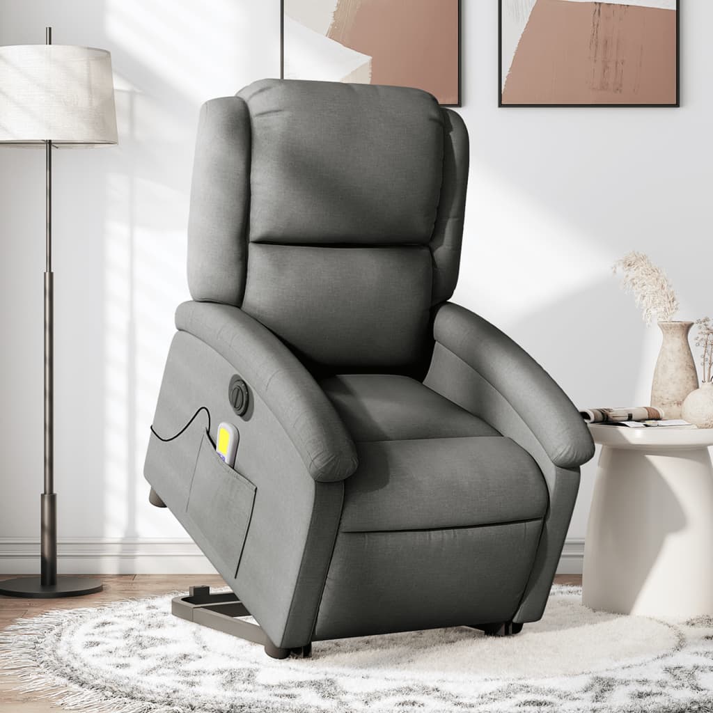 Fotoliu Electric Rabatabil Cu Ridicare, , Textil