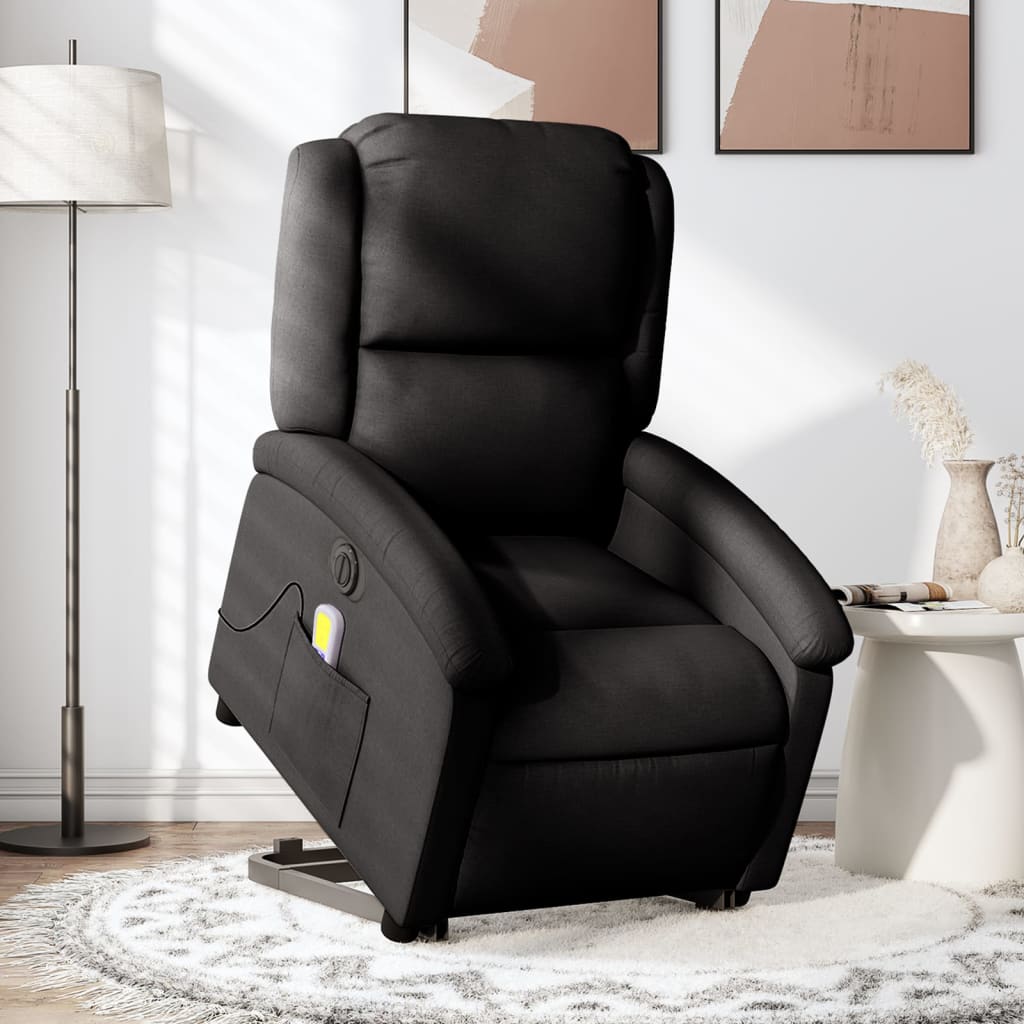 Fotoliu Electric Rabatabil Cu Ridicare, , Textil