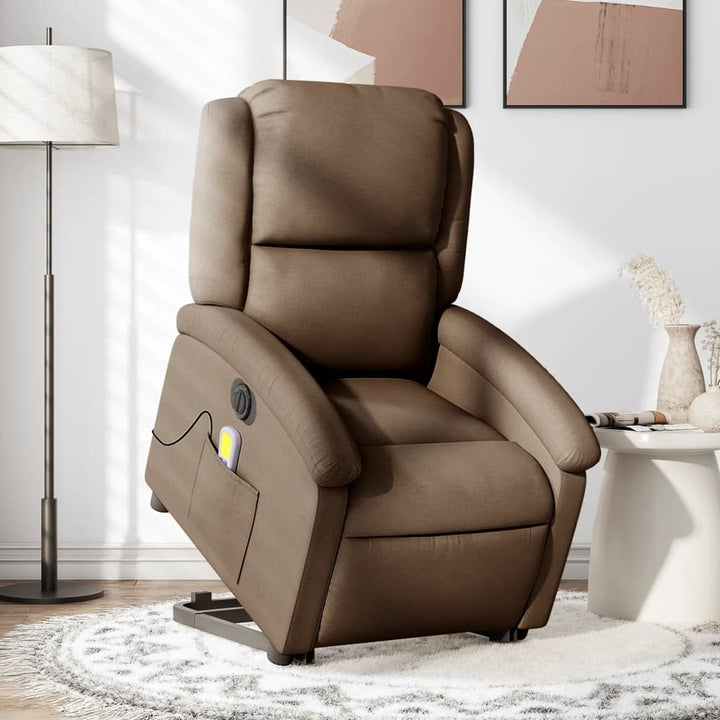 Fotoliu Electric Rabatabil Cu Ridicare, , Textil