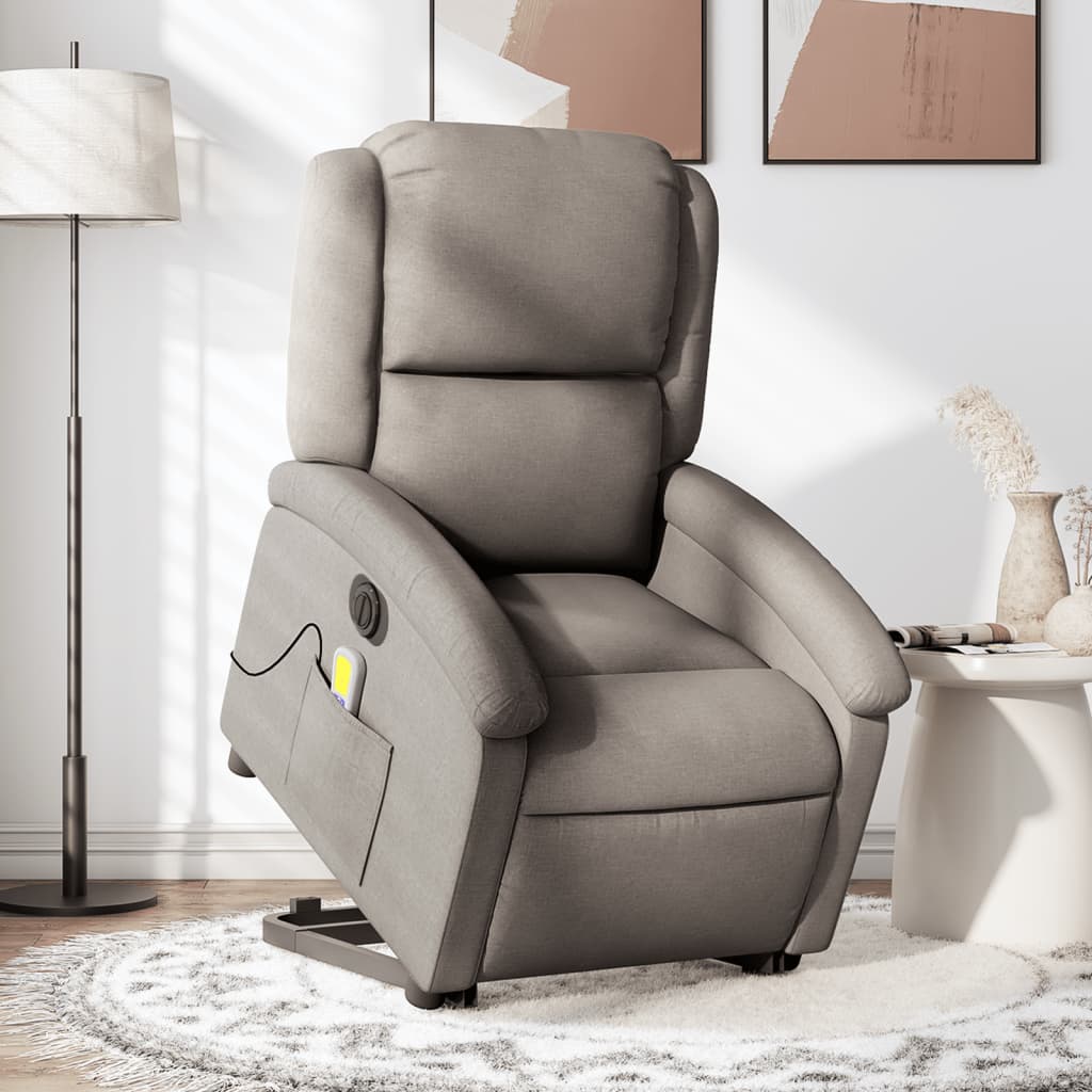 Fotoliu Electric Rabatabil Cu Ridicare, , Textil