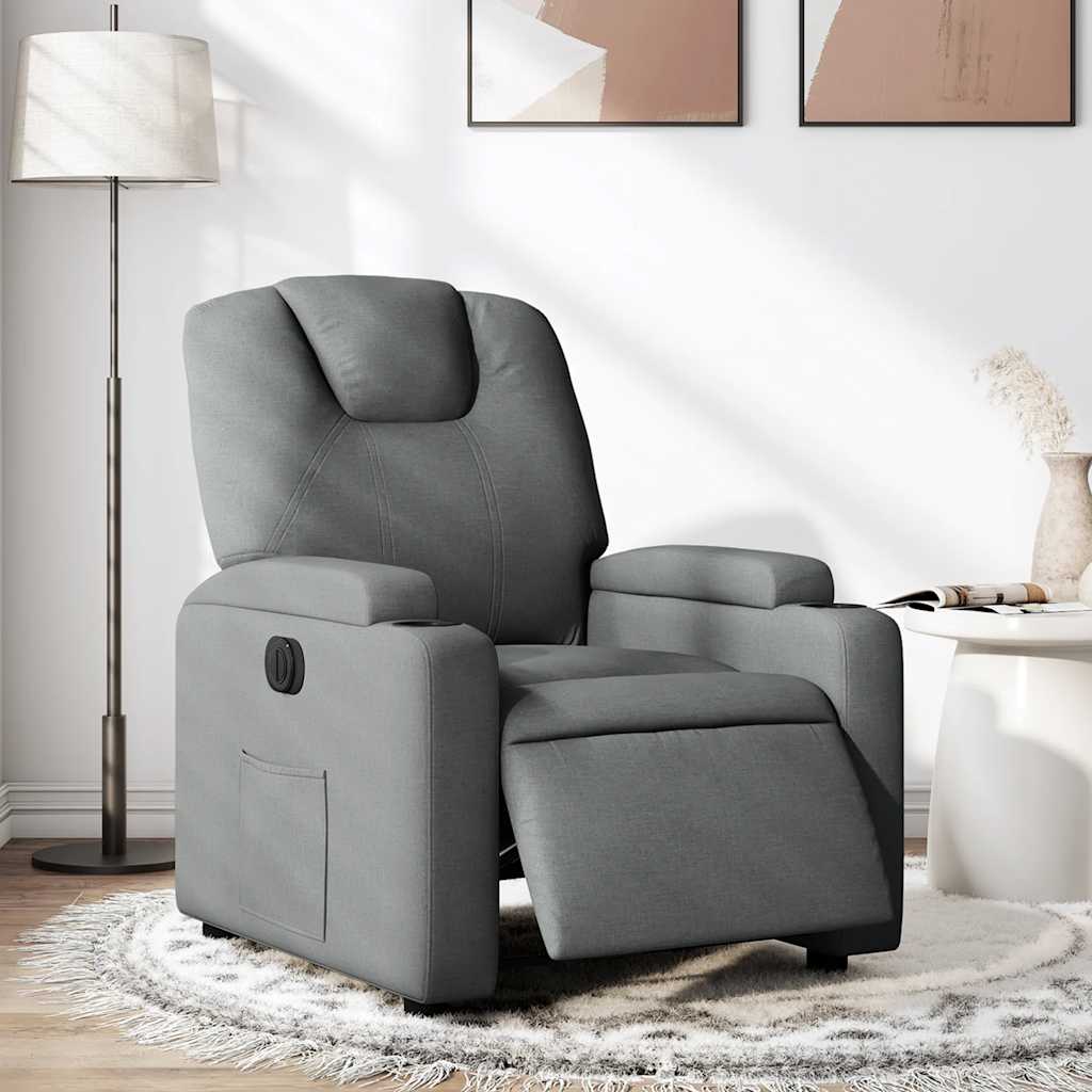 Vixl Fotoliu Electric De Masaj Rabatabil, Roșu Vin, Textil
