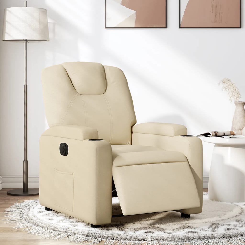 Vixl Fotoliu Electric De Masaj Rabatabil, Roșu Vin, Textil