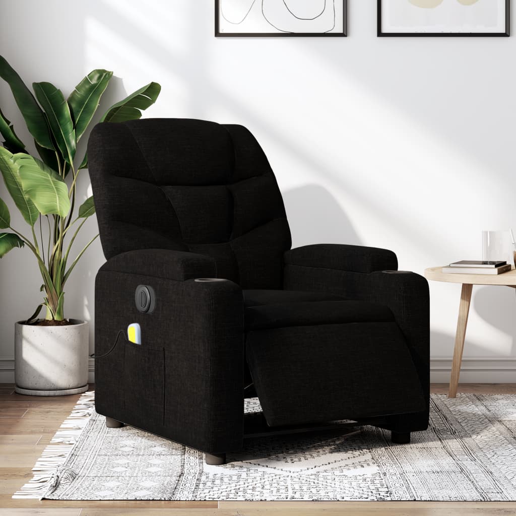Vixl Fotoliu Electric De Masaj Rabatabil, , Textil