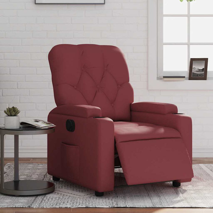 Fotoliu Rabatabil Electric, , Piele Ecologică