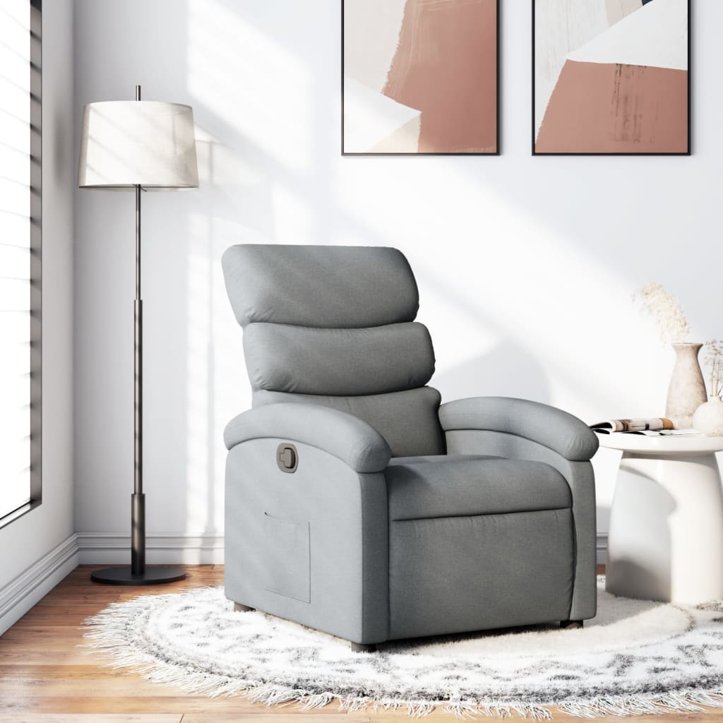 Vixl Fotoliu De Masaj Rabatabil, , Material Textil