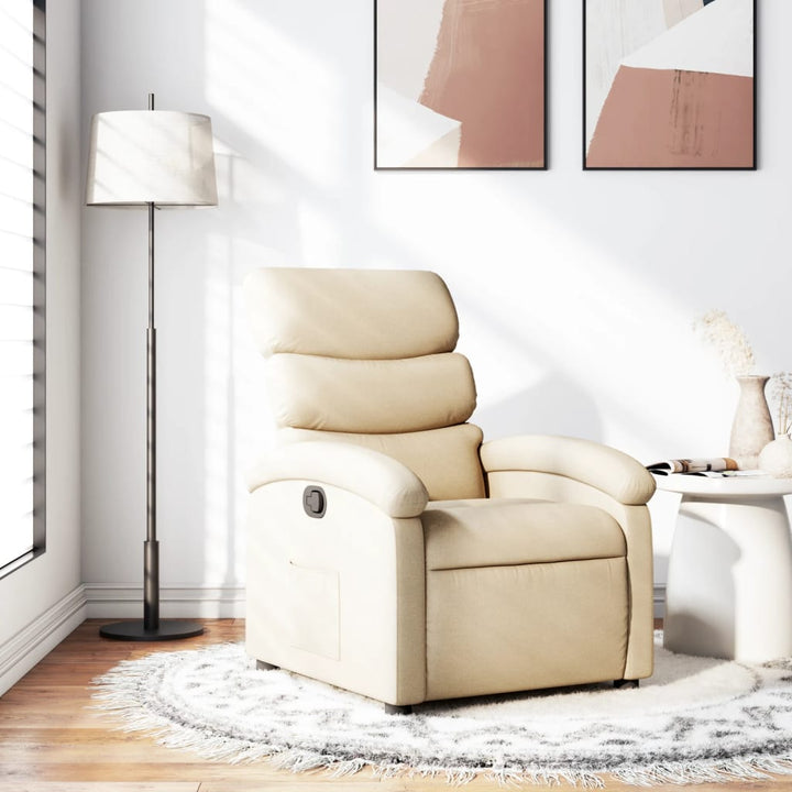 Vixl Fotoliu De Masaj Rabatabil, , Material Textil