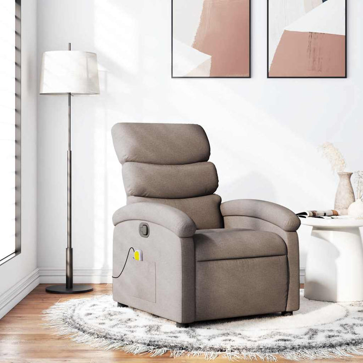 Vixl Fotoliu De Masaj Rabatabil, , Material Textil