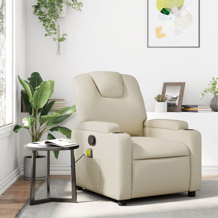 Fotoliu Rabatabil Electric, , Piele Ecologică