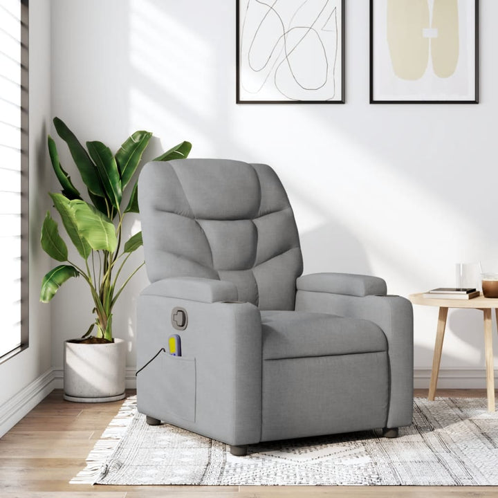 Vixl Fotoliu Electric De Masaj Rabatabil, , Textil