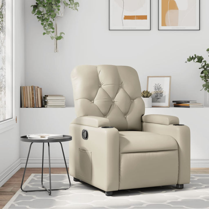 Fotoliu Rabatabil Electric, , Piele Ecologică