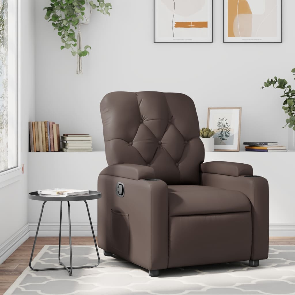 Fotoliu Rabatabil Electric, , Piele Ecologică