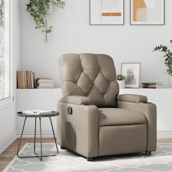 Fotoliu Rabatabil Electric, , Piele Ecologică
