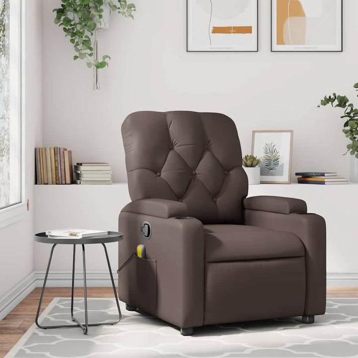 Fotoliu Rabatabil Electric, , Piele Ecologică