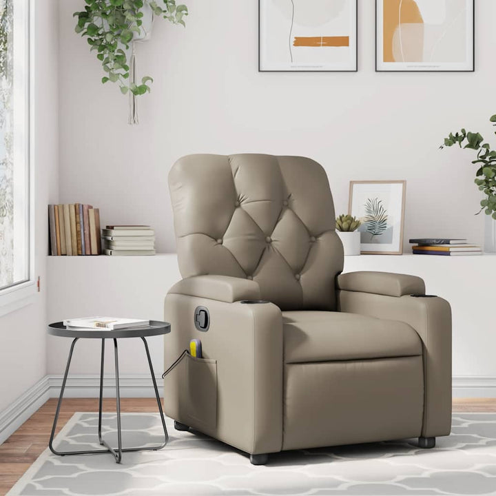 Fotoliu Rabatabil Electric, , Piele Ecologică