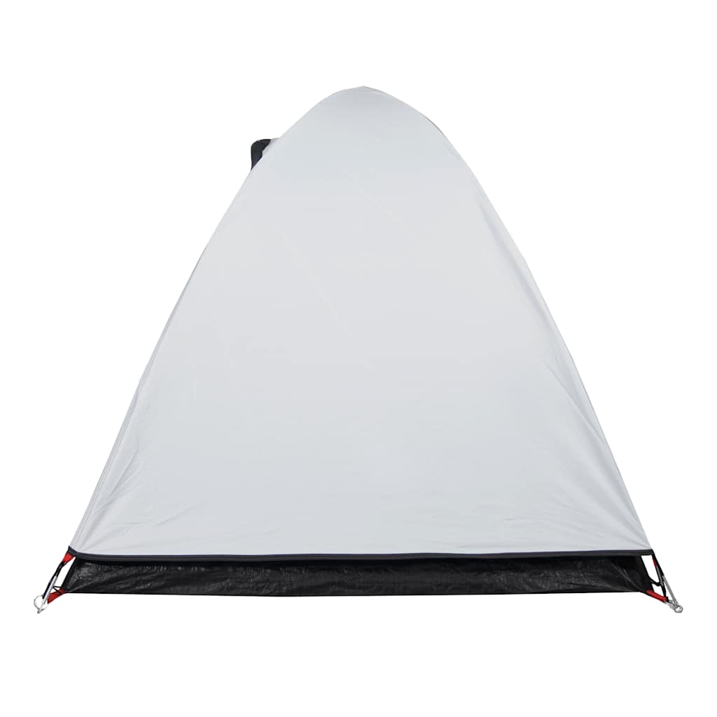 Cort Camping Cupolă Alb, Țesătură Opacă, Impermeabil